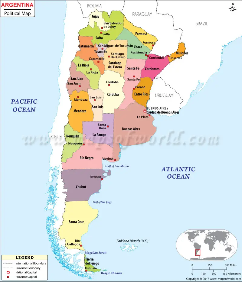 Map of Argentina Argentina Map