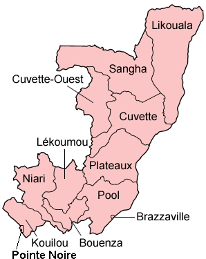 Map of Congo
