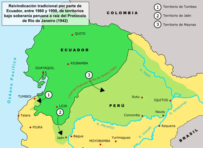 Map of Ecuador