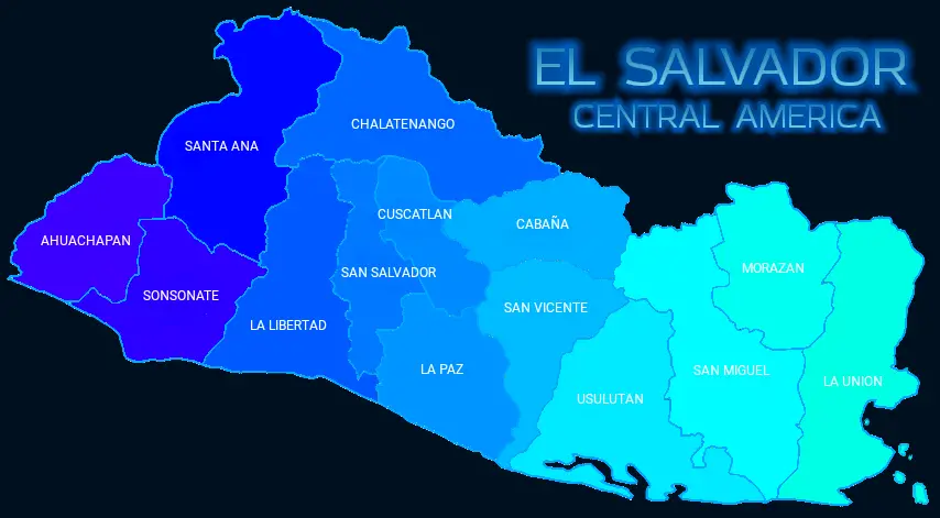 Map of El Salvador