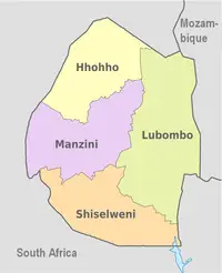 Map of Eswatini