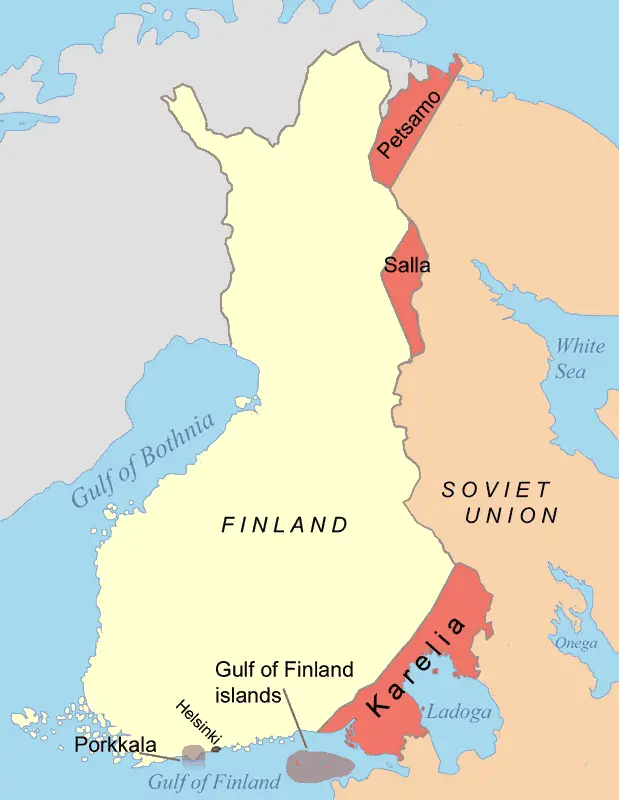 Map of Finland