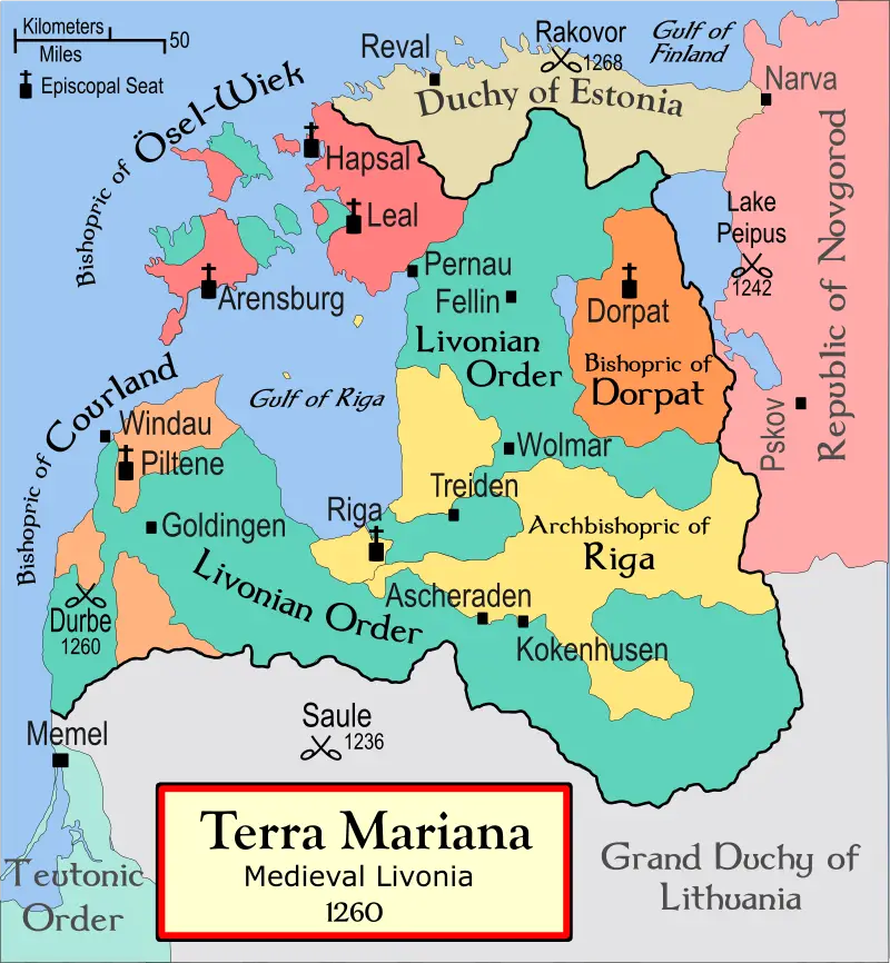 Map of Estonia