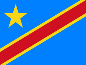 Flag of The Democratic Republic of the Congo