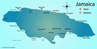 Map of Jamaica